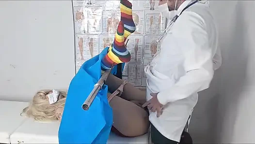 Jinekolog filme alındığını bilmiyordu!