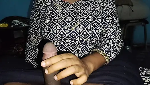 Desi bhabhi and devar handjob