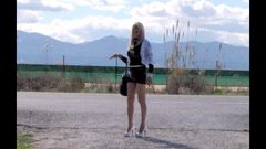 Lili Laura cd submissive pictures on the road