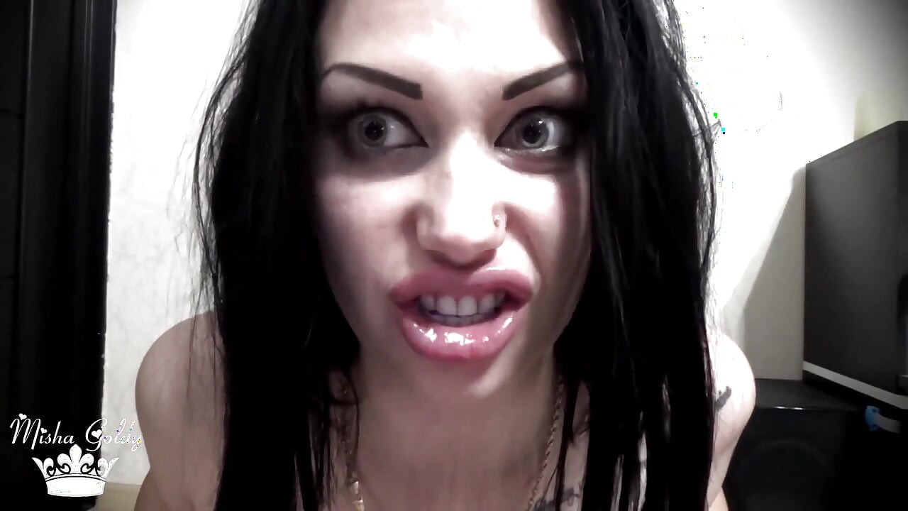 Goddess of winds blowing huge tornadoes from her big lips and making you fly away