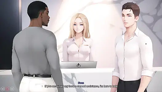 Animation MILF Gives the Newcomer Guy a Gentle, Passionate Hotel Welcome