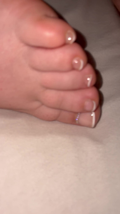 Stunning moment from "Beautiful small feet sweet toes cum on feet"