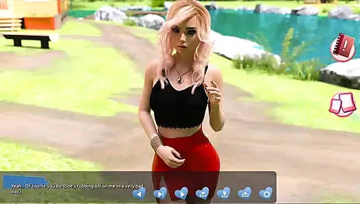 Membantu cewek-cewek seksi #5 - Johannes memperbaiki atap dan mengambil puncaknya di Naomi hile dia melepas pakaian.