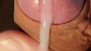 Playing and cumming with my cock