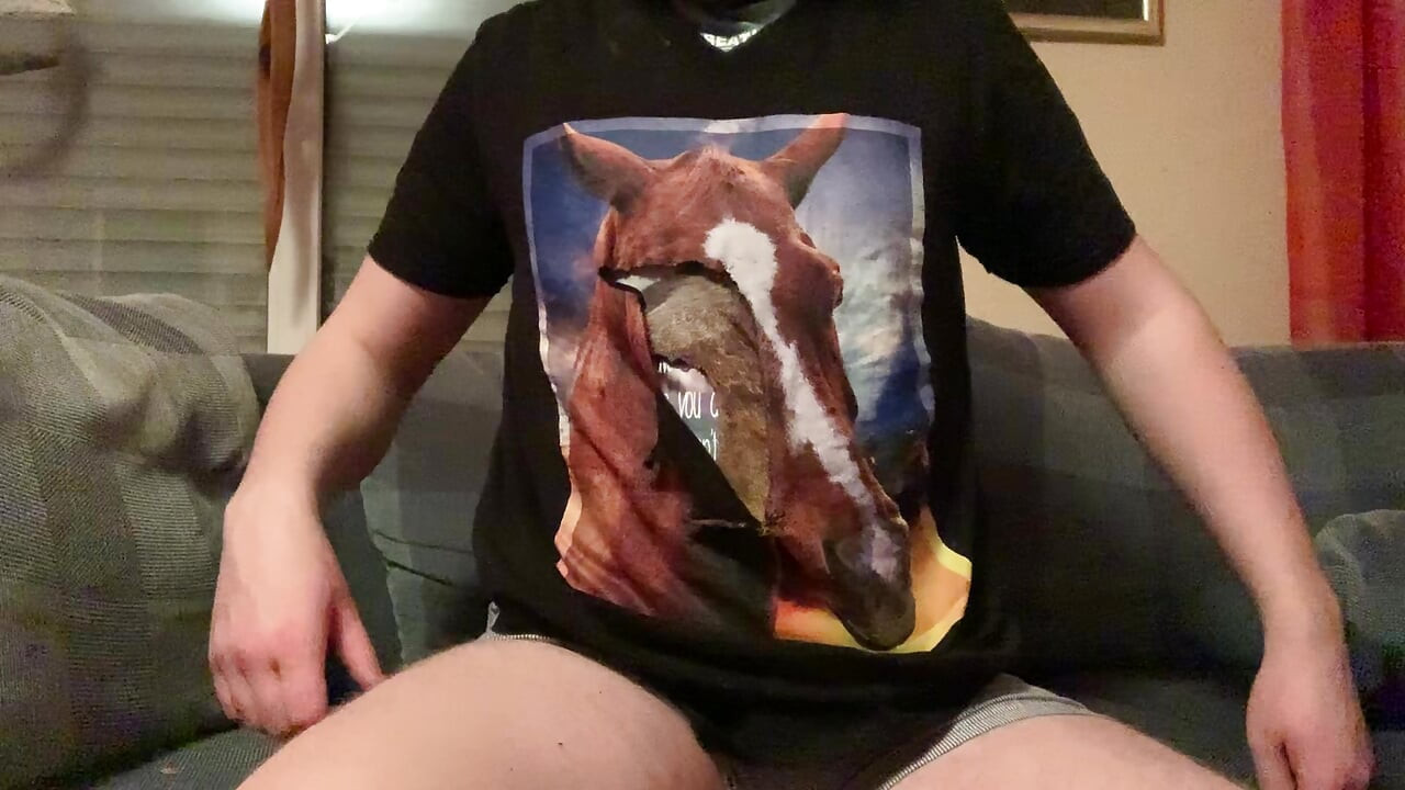 I tear my clothes off and jerk off like hell