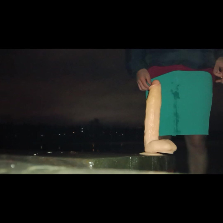 outside with Dildo