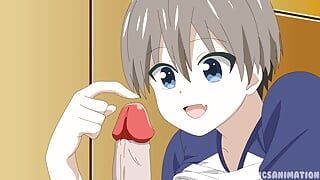 Uzaki-chan Wa Asobitai! XXX Parodia porno - Hana Uzaki Animation Full Hard Sex Anime Hentai