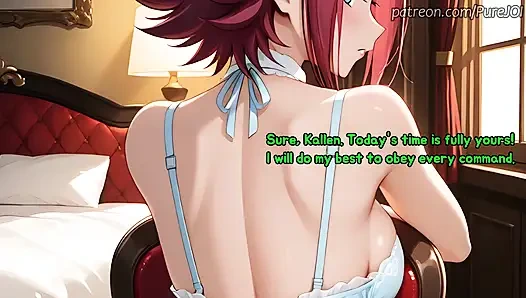 Kallen Kozuki prepared a special lingerie fashion show for you (JOI)