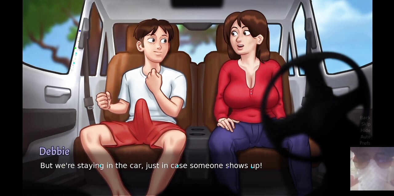 "SUMMER TIME SAGA"NEW UPDATE! HOT MILF STEP-MOM DEBBIE CAR SEX SCENE!!