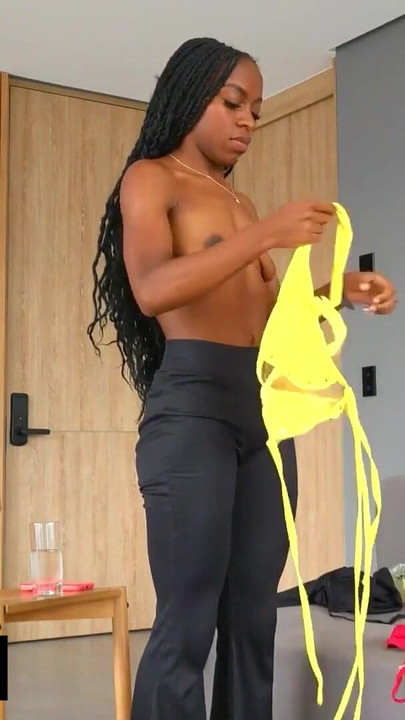 Petite Ebony Latina Rough Anal Pounded After Deep Throating Big White Cock | Clip 1