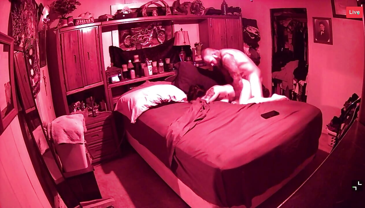 Had to be quiet, his stepmom was in the other room