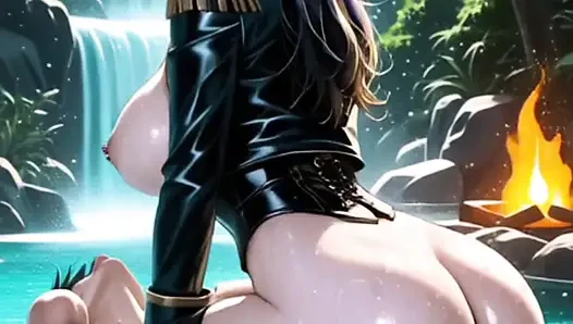 Hentai anime - betrügende ehefrau ist sehr geil und wird von ihrem liebhaber gefickt