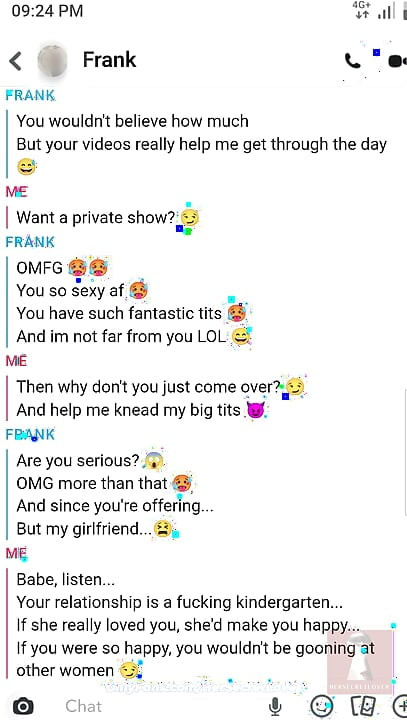 20yo Fan cheats on his girlfriend with me... creampie + cum all over my big tits