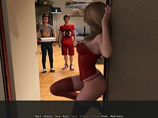 Jeu 3D - Femme et mère - scène sexy n ° 1 - jeu de rôle