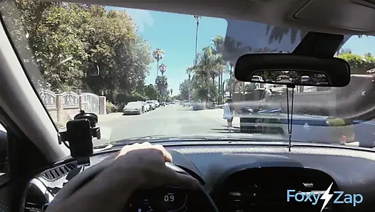 Megan Mistakes Sucks & Fucks Driver For A Ride