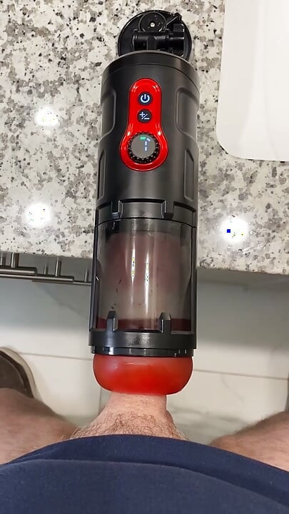 Red Spinning Toy Makes me Cum Twice!
