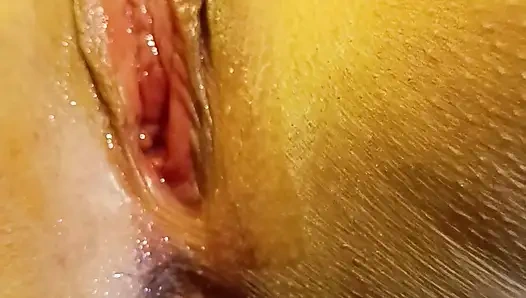 Milf watches porn, masturbates, and orgasms with squirt