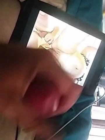 Pierced cock cumming