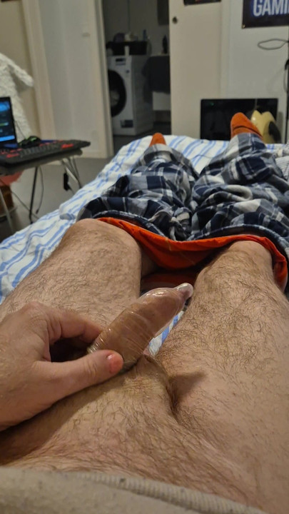 Condom jerking