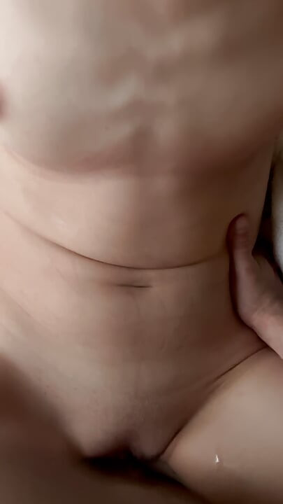 Sexo en la cama en primer plano