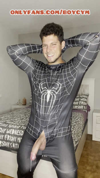 💦My CURVE COCK Cums Spiderman