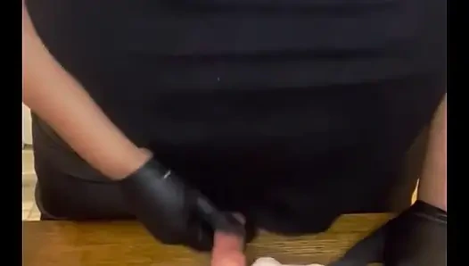 Dieses spielzeug ist zu eng für meinen strap-on!