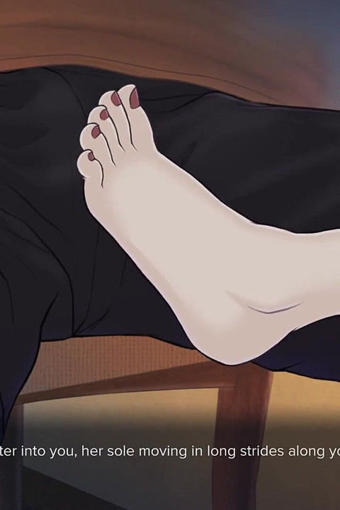Quickie a Love Hotel Story: Professor Giving Foot Job to Her Student in the Restaurant He Busted Nut in His Pants - Episode 6