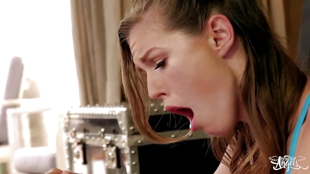 Trans angels - Natalie Mars is having her bestie Ella Nova over for a steamy yoga session, flexible fun and anal fantasies