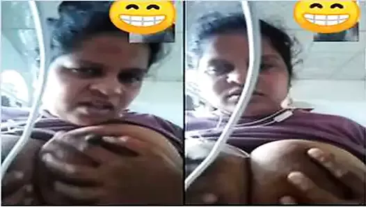 Horny desi milf showing her boobs and pussy part 2