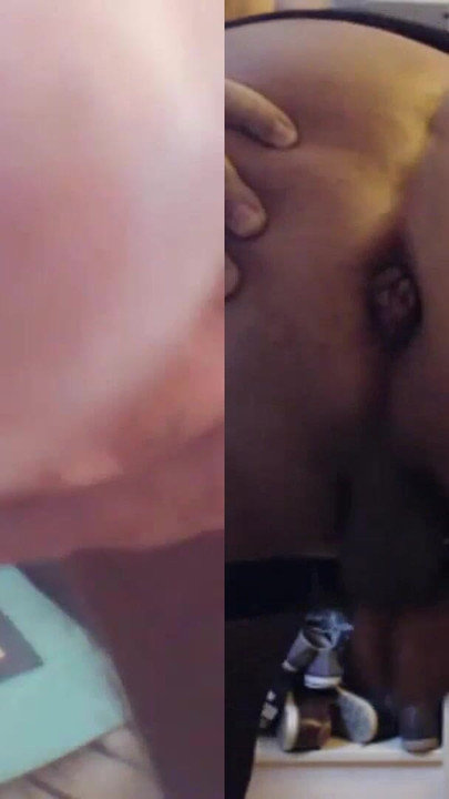 Spectacular moment from "pleasure skype"