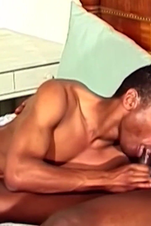 Black Holes Scene 1: a Muscular Black Couple Fuck Each Other's Asses