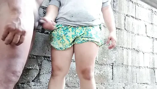 Buti na lang walang dumaan na tao sa school