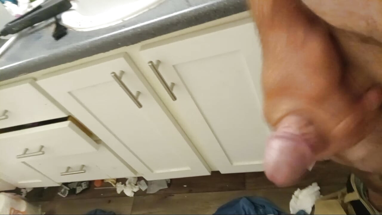Stroking my cock