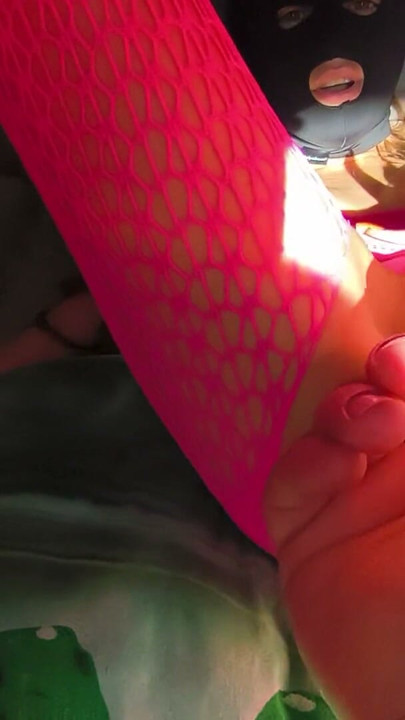 I'm dressed in sexy sheer lingerie and step-brother masturbates my pink | Clip 1