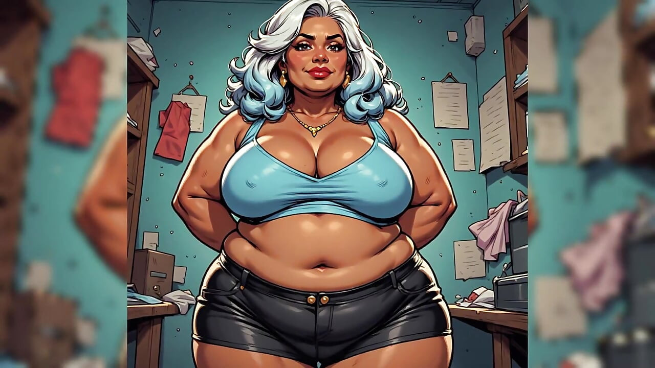 Bbw mollige babe kunst
