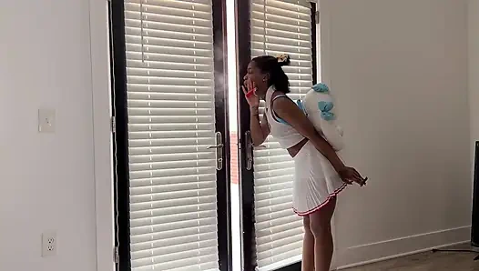 Соло с двойным дилдо