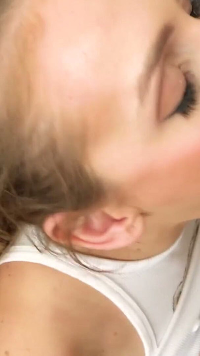Blond teen throat stuffed with huge cock | Clip 1