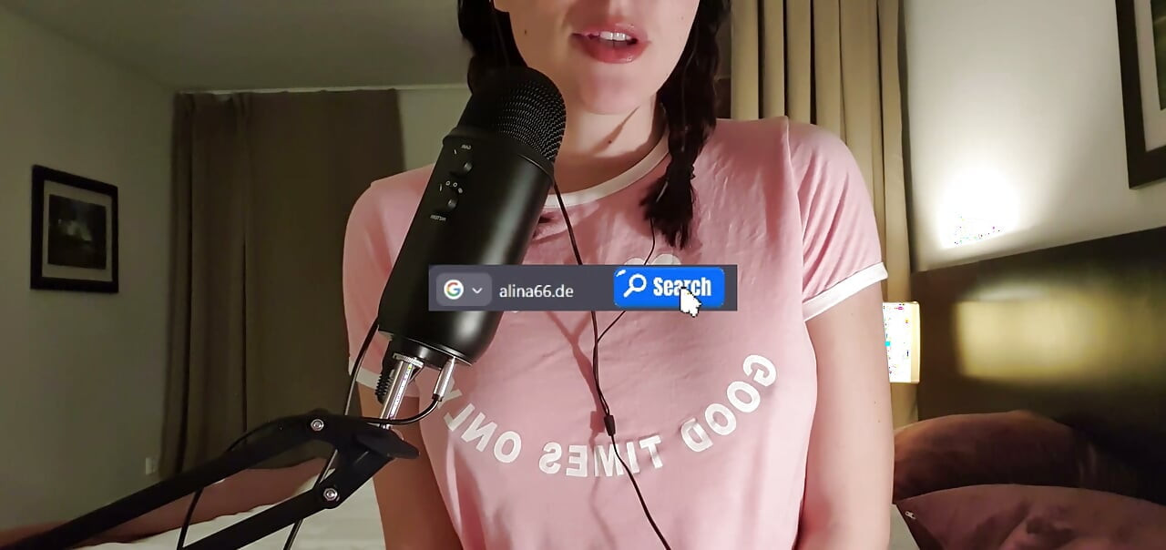 Innocent german Schoolgirl masturbating for you (ASMR JOI)