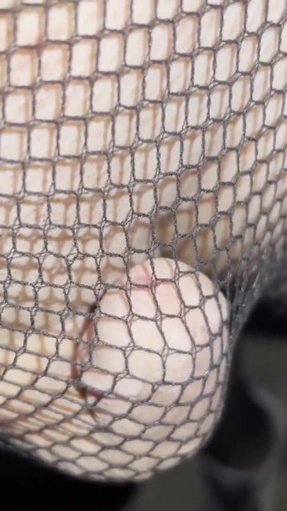 Jaw-dropping moment from "Night walking in pantyhose close road teen boy flash no pants"