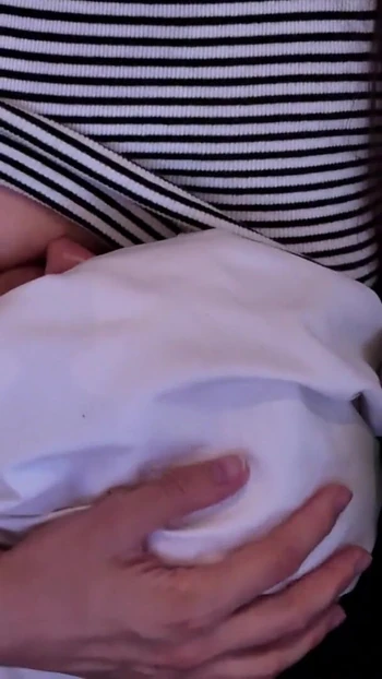 Captivating moment from "Stepmother breastfeeds her adult stepson"