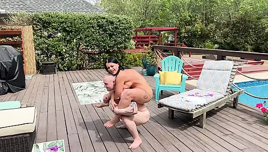 Nude Lift and Carry Featuring Nadia White and Baxx