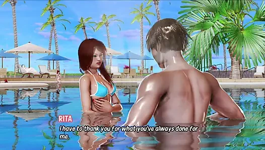 Max's Life Season 3 Cap 133 Fucking the Hotel Receptionist and a Handjob in the Jacuzzi