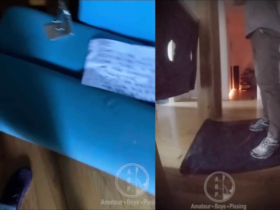 Amateur Boy Ordered to Get on His Knees, Blindfolded, and Pissed in His Mouth Through a Gloryhole... Homemade Video