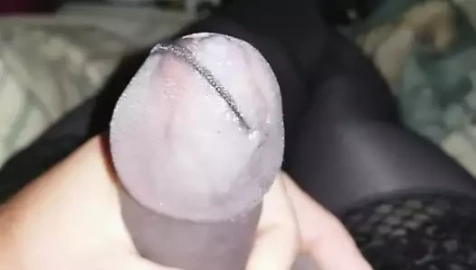 Külotlu çorap boşalması