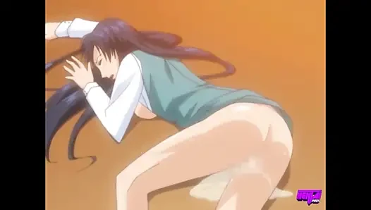 Hentai pros - karyawan pemalu dientot gaya doggy di atas meja dan dibagikan sama teman kantornya di hari terakhir mereka
