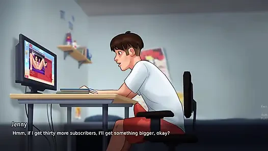 Jenny macht cam-videos (Summertime Saga)