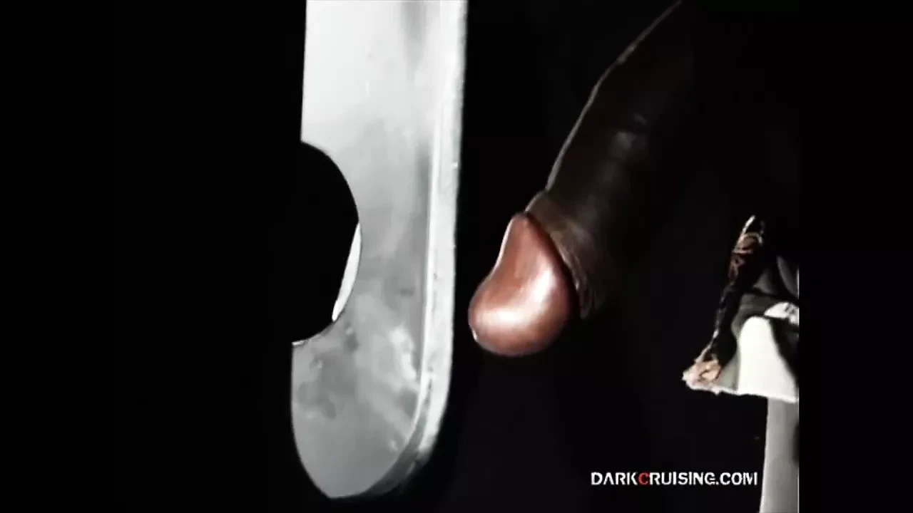 Darkcruising.com – Two black cocks in glory holes