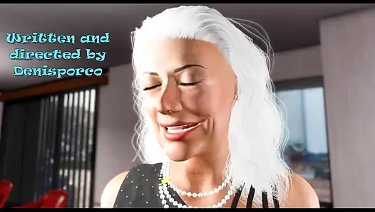 70 Yo Sexy Granny with Big Boobs and Young Hairdresser