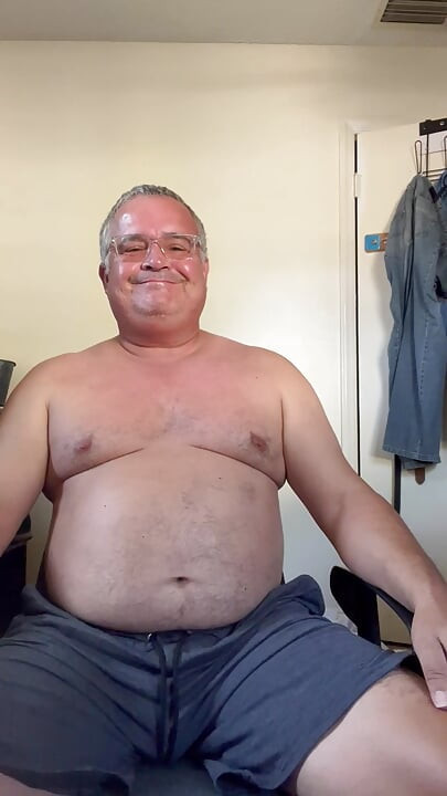 Man Nude in Bedroom in the Morning
