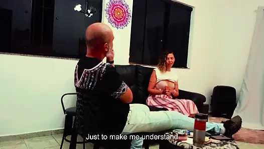 The religious wife owed money to the loan shark.